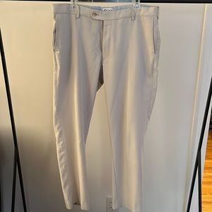 Stone Khaki Peter Millar Golf Slacks 36X30
